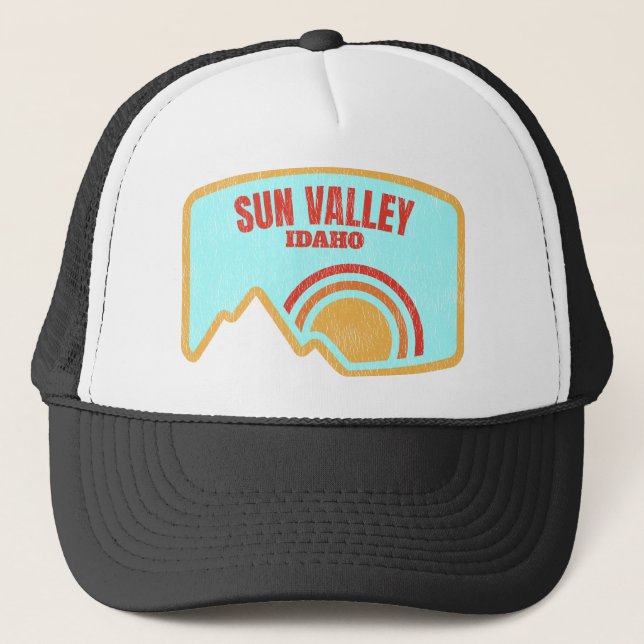 Gorra De Camionero Sun Valley Idaho Mountain (Anverso)