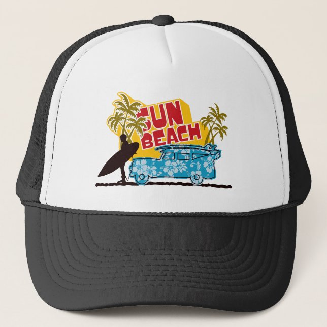 Gorra De Camionero Sun y resaca retros (Anverso)