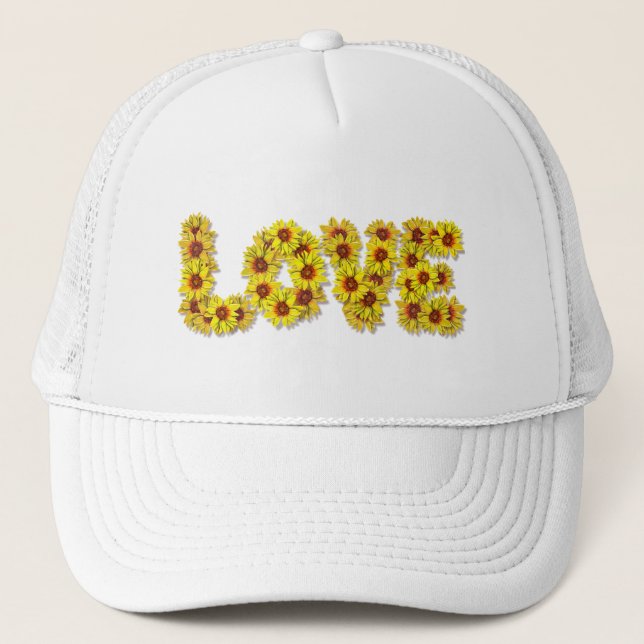 Gorra De Camionero Sunflower Love Hat (Anverso)