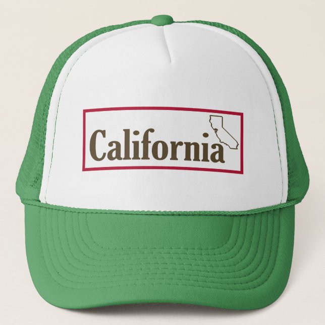 Gorra De Camionero Sunny California Icic Golden State Vibes (Anverso)