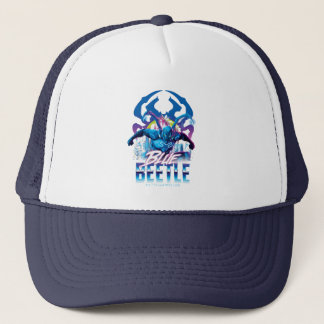 Gorra De Camionero Sunset de Blue Beetle Retrowave City