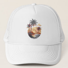 Gorra De Camionero Sunset de Hawái