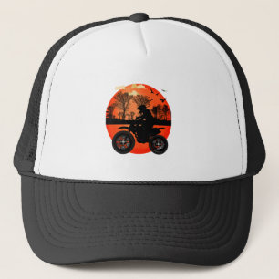 Gorra De Camionero Sunset Dirt Bike Rider Adventure Silhouette