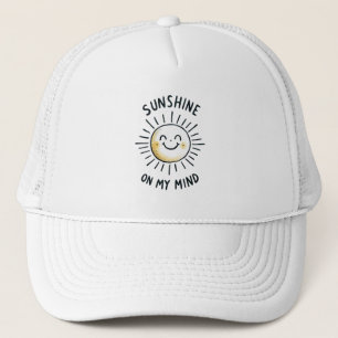 Gorra De Camionero Sunshine En Mi Mente - Kawaii Sun Doodle