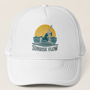 Gorra De Camionero SUP Sunrise Flow Paddleboard Yoga   Estampa Gráfic