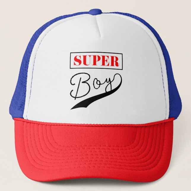 Gorra De Camionero Super Boy (Anverso)