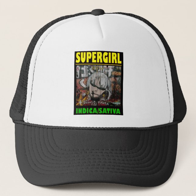 GORRA DE CAMIONERO SUPER CHICA INDICA SATIVA (Anverso)
