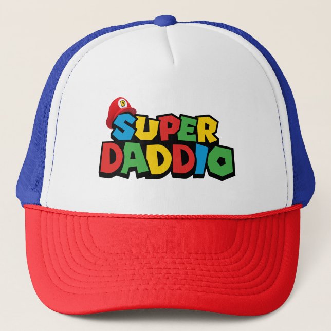 Gorra De Camionero Super Daddio para el mejor papá (Anverso)