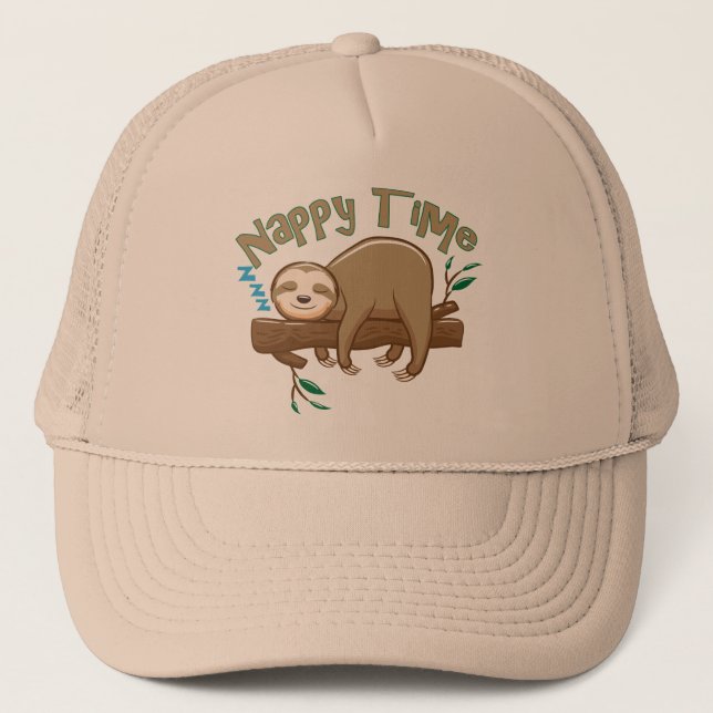 Gorra De Camionero Super Delight Baby Sloth (Anverso)