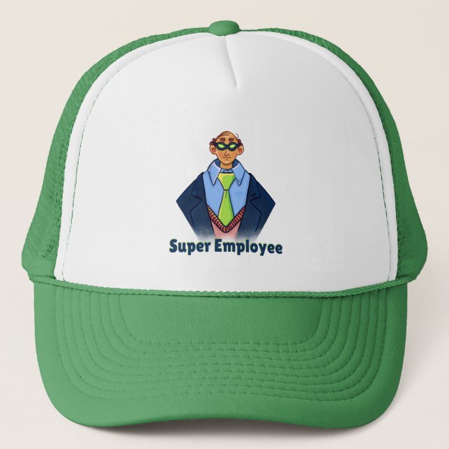 Gorra De Camionero Super Empleado (Anverso)