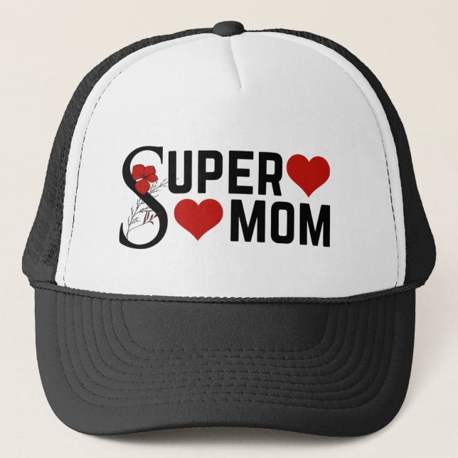 GORRA DE CAMIONERO SUPER MOM (Anverso)