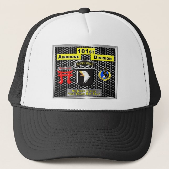 Gorra De Camionero Super Nuevo diseño de la 101ª División Aérea (Anverso)