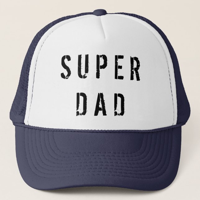 Gorra De Camionero Super papá (Anverso)