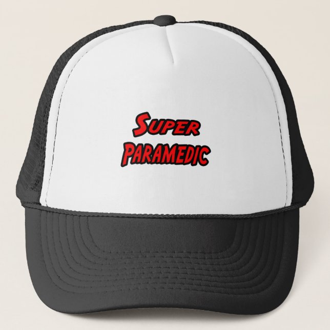 Gorra De Camionero Super paramédico (Anverso)