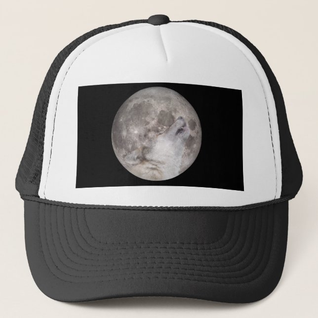 Gorra De Camionero Super Wolf Moon (Anverso)