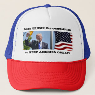Gorra De Camionero Superar a la competencia- ¡Mantengamos a América G
