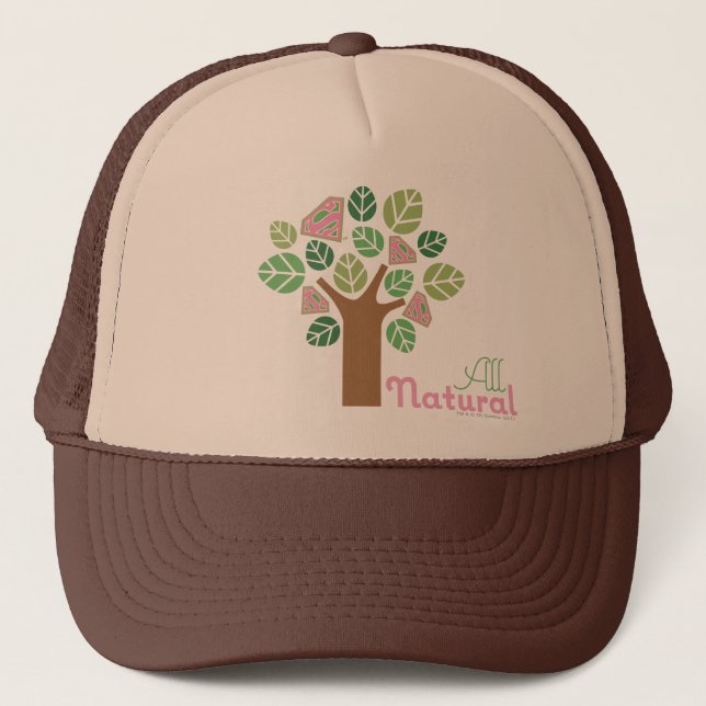 Gorra De Camionero Supergirl All Natural Tree (Anverso)