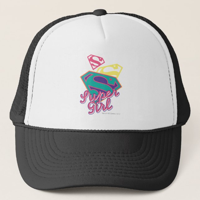 Gorra De Camionero Supergirl Cursive (Anverso)