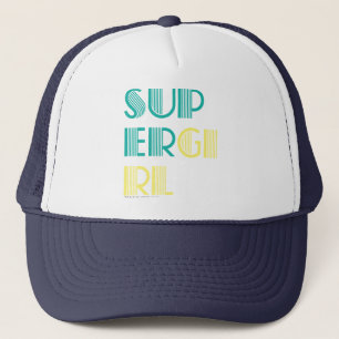 Gorra De Camionero Supergirl Green y Yellow