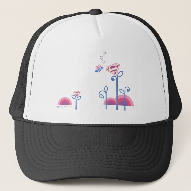 Gorra De Camionero Supergirl Love Bee (Anverso)