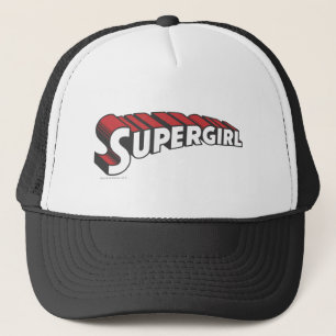 Gorra De Camionero Supergirl Red and White Logo