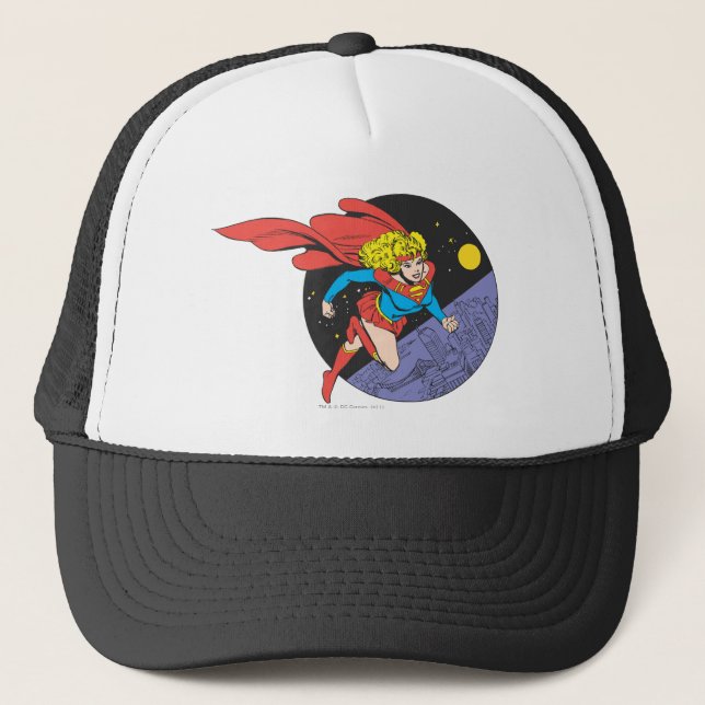Gorra De Camionero Supergirl Saltos en el espacio (Anverso)