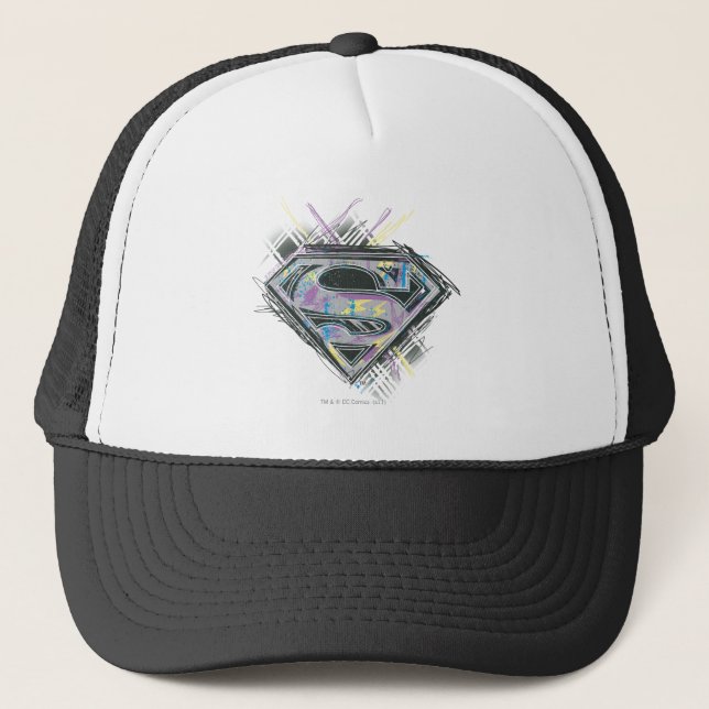 Gorra De Camionero Supergirl Scribbles Logo (Anverso)