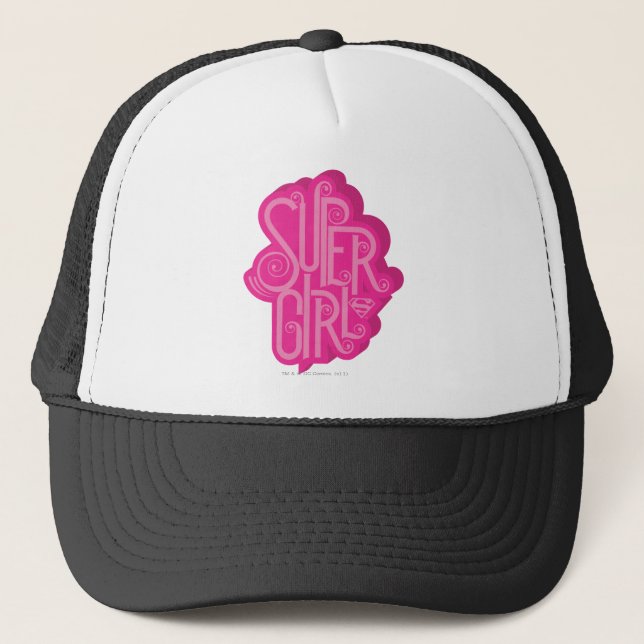 Gorra De Camionero Supergirl Swirl 2 (Anverso)
