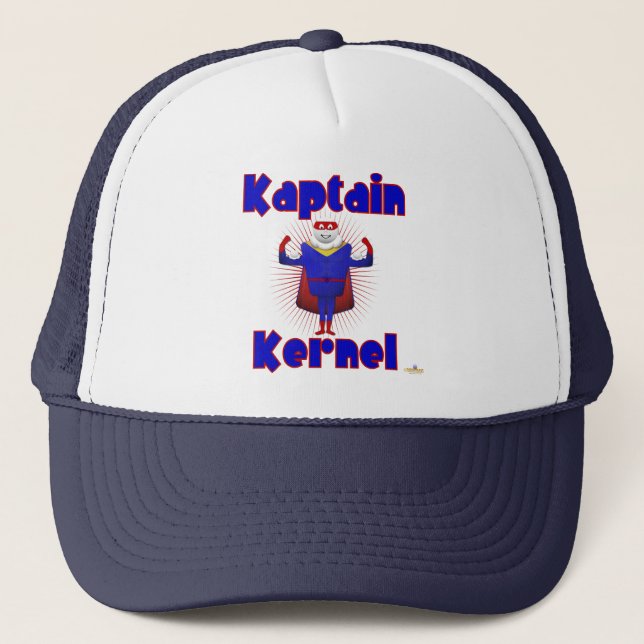 Gorra De Camionero Superhéroe de palomitas de Kaptain (Anverso)