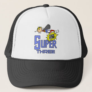 Gorra De Camionero Superheroína Chica 3 camisetas de cumpleaños y reg