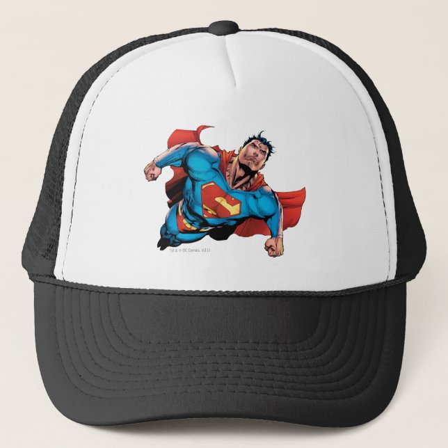 Gorra De Camionero Superman Comic Style (Anverso)