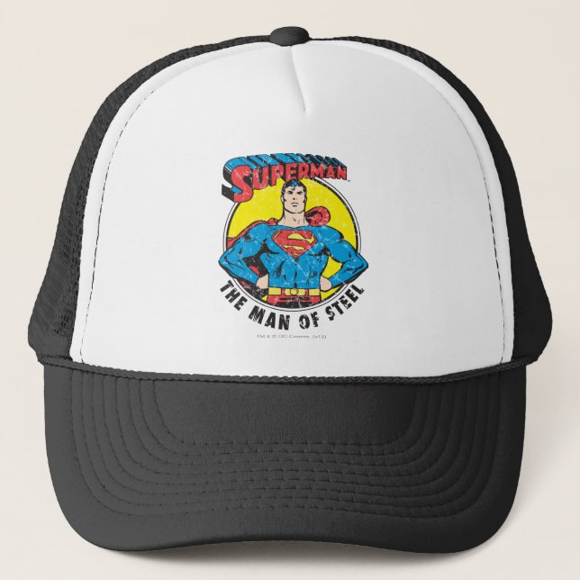 Gorra De Camionero Superman El hombre del acero (Anverso)