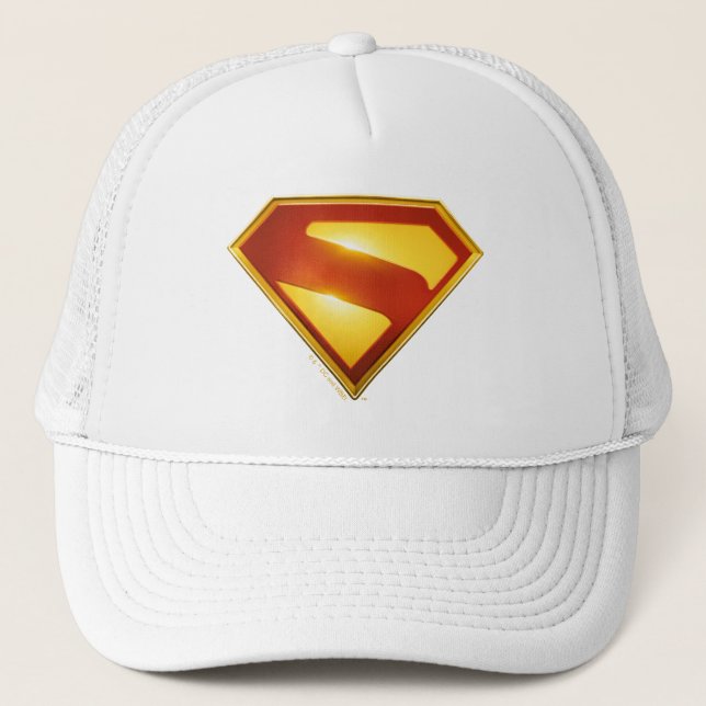 Gorra De Camionero Superman Golden S Shield Brilliance (Anverso)
