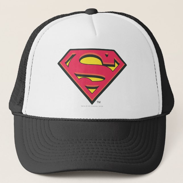Gorra De Camionero Superman S-Shield | Logotipo clásico (Anverso)