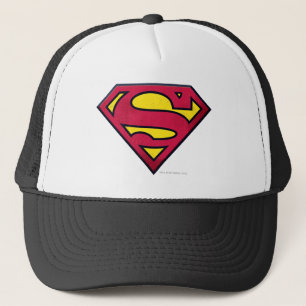Gorra De Camionero Superman S-Shield Logotipo de suciedad