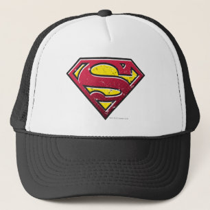 Gorra De Camionero Superman S-Shield Logotipo Scratches