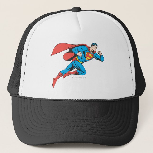 Gorra De Camionero Superman salta a la derecha (Anverso)
