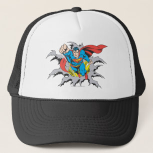 Gorra De Camionero Superman Tears Thru