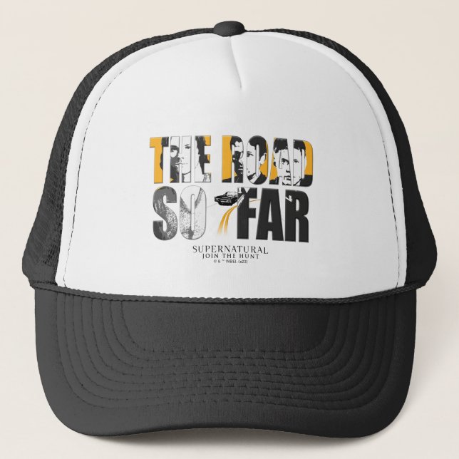 Gorra De Camionero Supernatural "El camino hasta ahora" (Anverso)