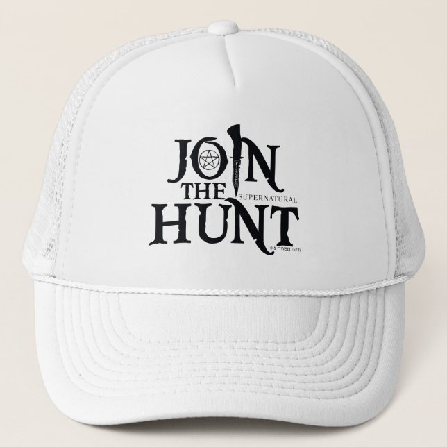 Gorra De Camionero Supernatural "Únete a la caza" (Anverso)