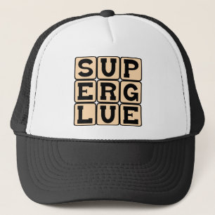 Gorra De Camionero Superpegamento, Adhesivo Maravilla
