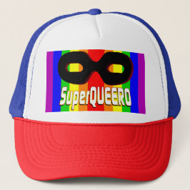 Gorra De Camionero SuperQUEERO - Máscara negra