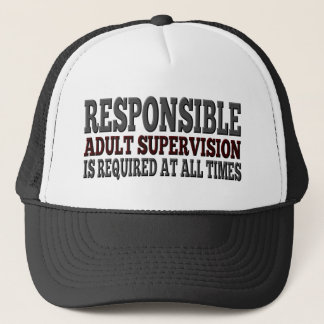 Gorra De Camionero Supervisión del adulto responsable requerida