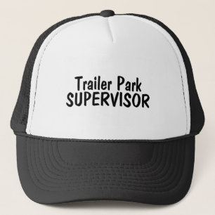 Gorra De Camionero Supervisor del parque de caravanas