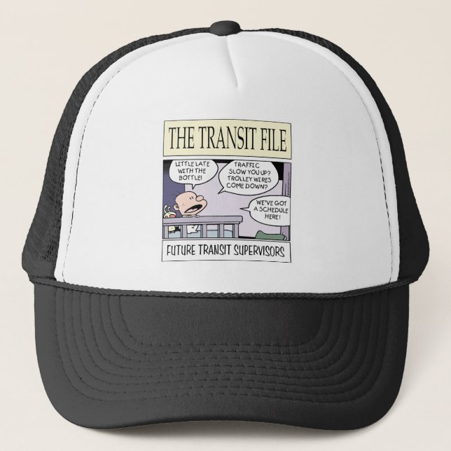 Gorra De Camionero Supervisores futuros del tránsito (Anverso)