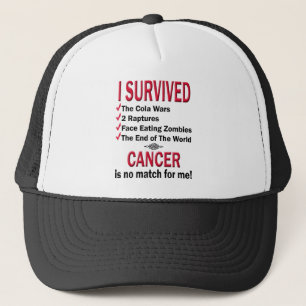 Gorra De Camionero Superviviente - cáncer ningún partido