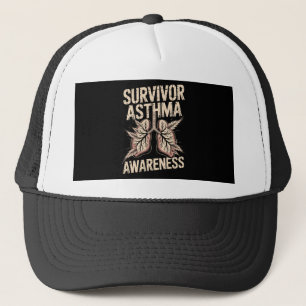 Gorra De Camionero Superviviente de asma Soporte de sensibilización s