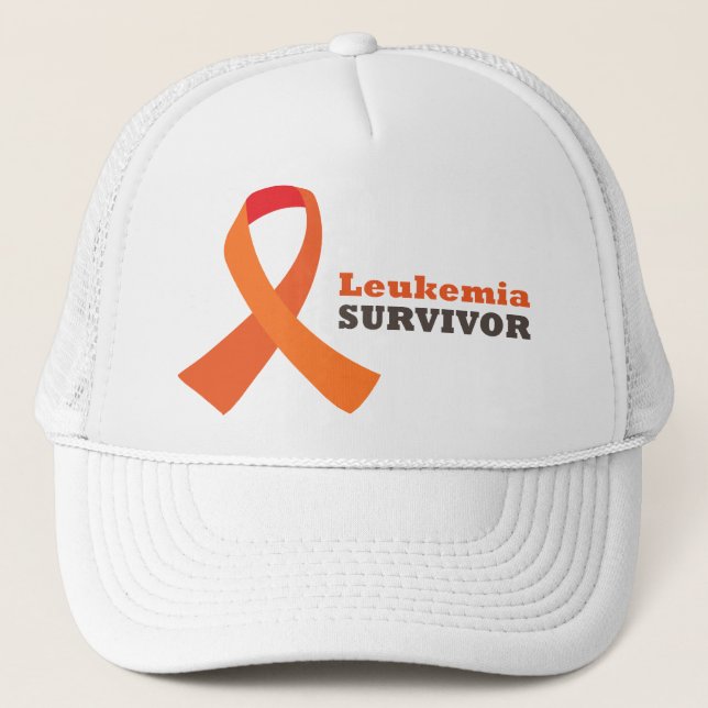 Gorra De Camionero Superviviente de la leucemia (Anverso)