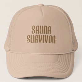 Gorra De Camionero Superviviente de la sauna 07