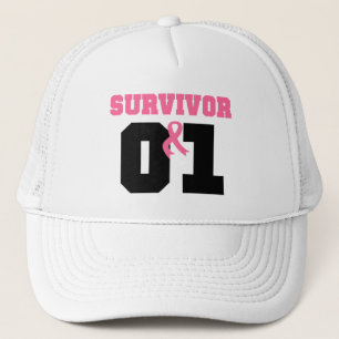 Gorra De Camionero Superviviente del cáncer de pecho 1 año